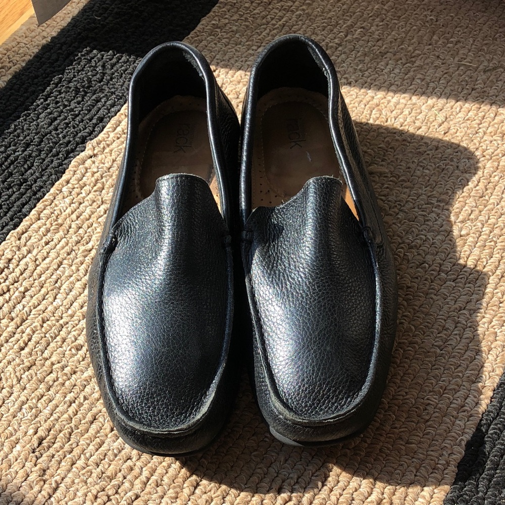 Black Leather Men's Nordstrom’s Rack Loafers